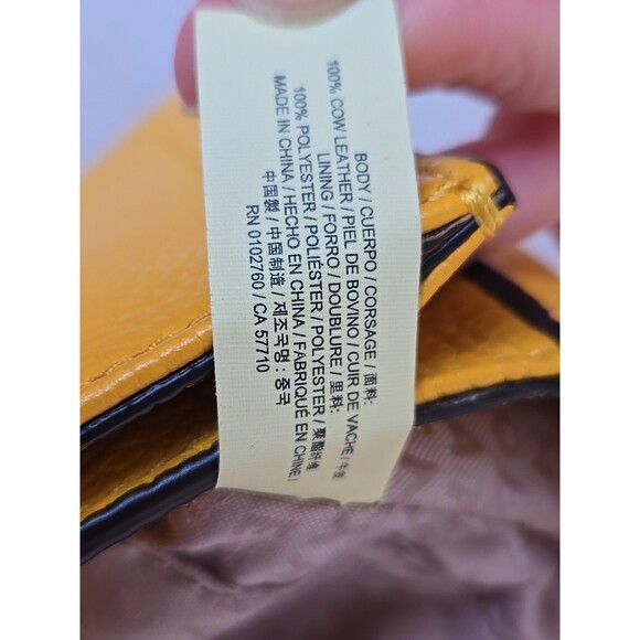 Kate Spade Nilla Hughes Street Crossbody Saffron Pebbled Leather Whipstitch - Picture 12 of 16